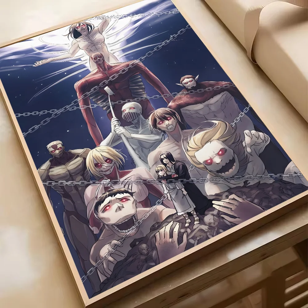 Attack On Titan Levil Ackerman Anime Poster HD Art Sticky Wall Waterproof Home Living Room Bedroom Bar Aesthetic Decoration