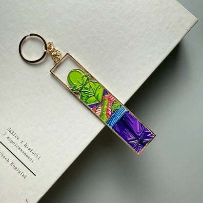 Anime Jet Metal Keychain