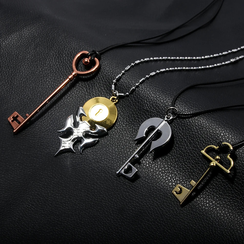 Anime Nisekoi Cosplay Keychain Kirisaki Chitoge Ichijyo Raku Necklace