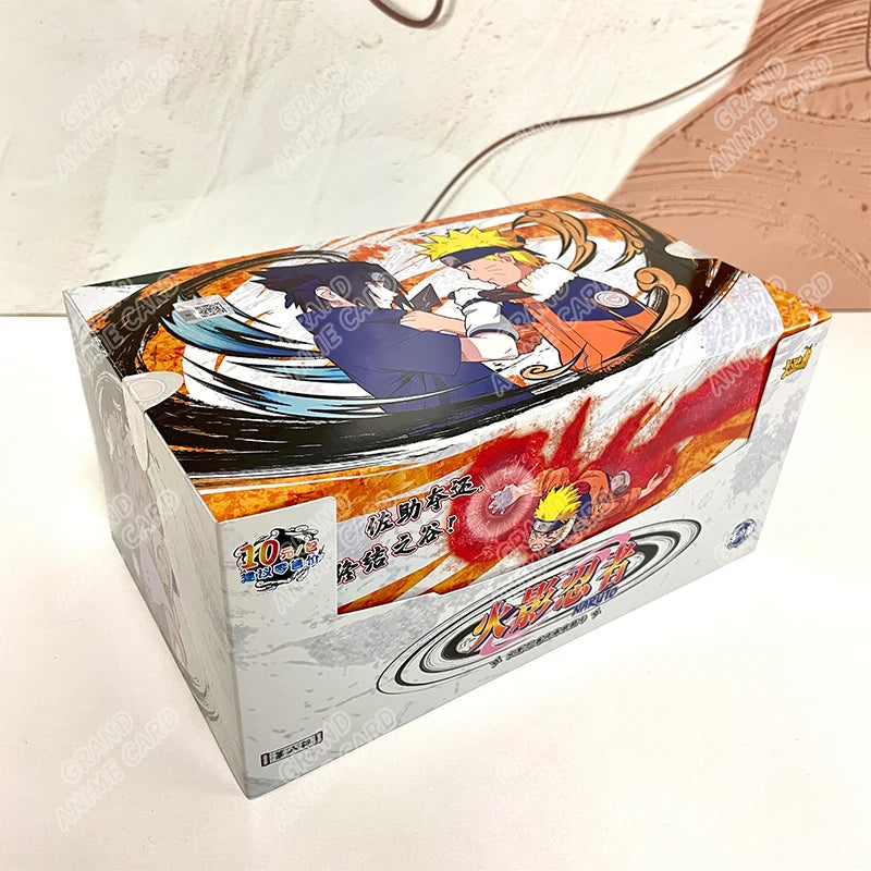 KAYOU Genuine Naruto Cards T2W9 T4W8 Booster Box Anime TCG Rare SE BP CR MR Ninja World Fight Chapter Collection Kids Toy Gift