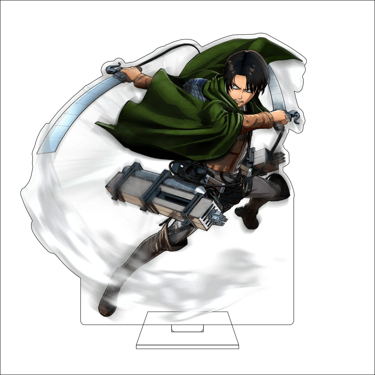 16CM Anime Attack on Titan Cosplay Acrylic Figure Stand Plate Eldo Gin Floch Forster Ornaments Gifts