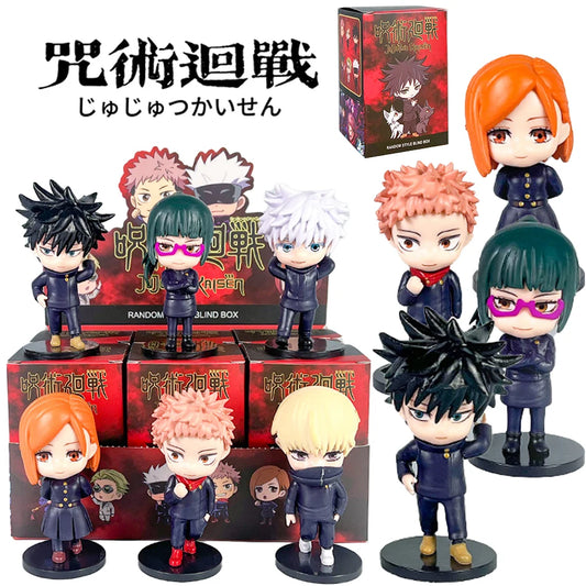6 Styles Jujutsu Kaisen Satoru Gojo Yuji Collection Anime Figure