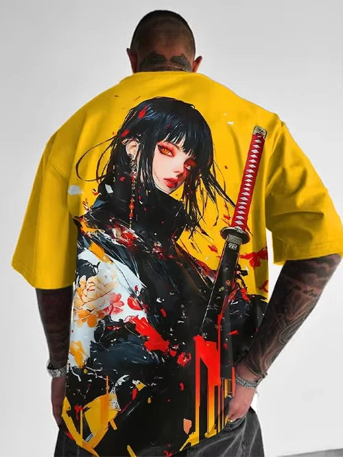 Japanese Anime Style Girl T-Shirt