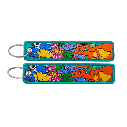 Anime Cute Animals Keyring