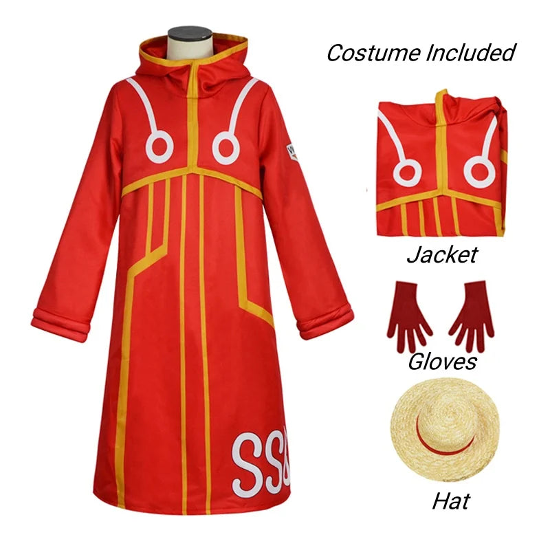 One Piece Monkey D. Luffy Cosplay Robe