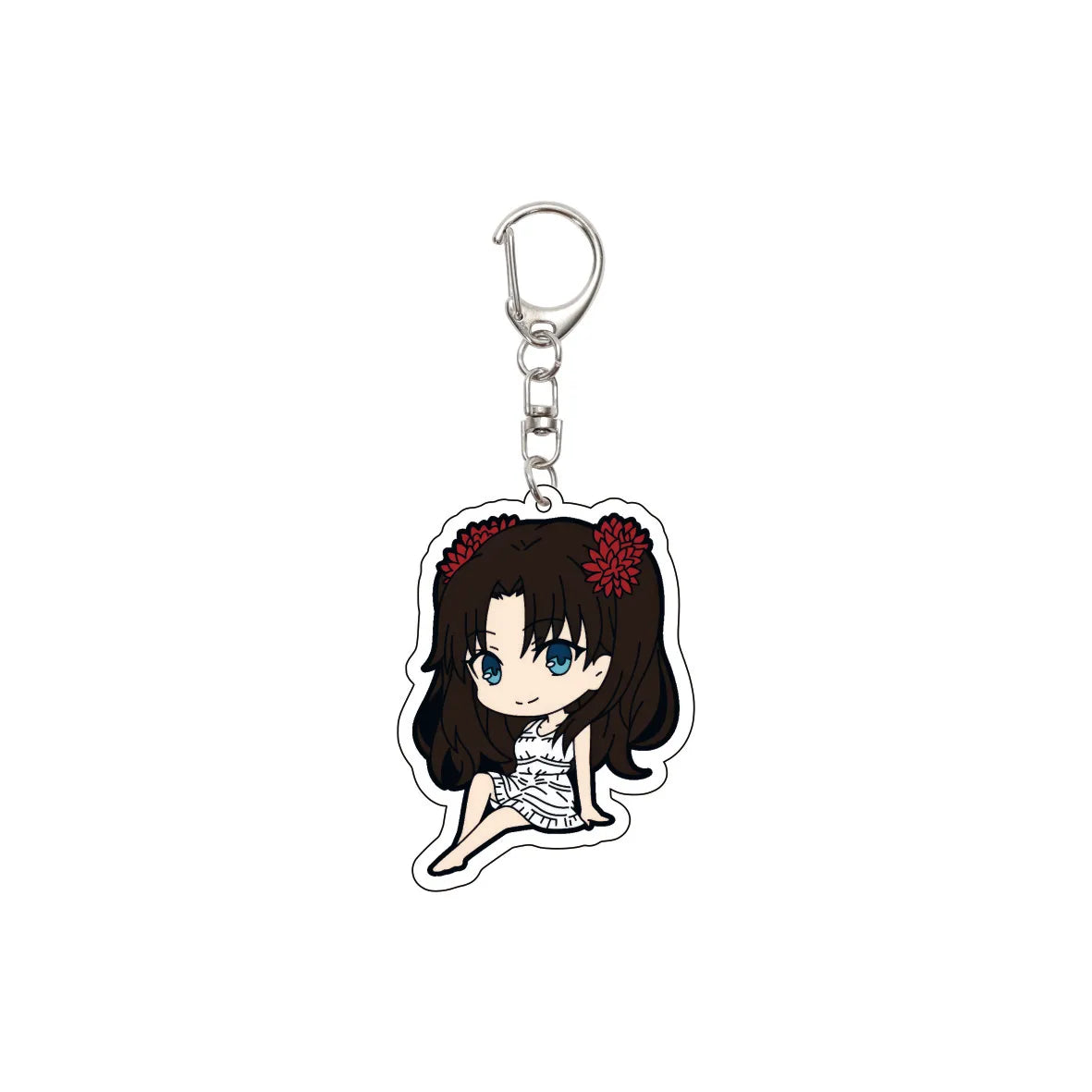 55MM Anime Fate/Grand Order Keychain Fujimaru Ritsuka Mash Kyrielight Astolfo Key Chain Acrylic Model Plate Christmas Gifts