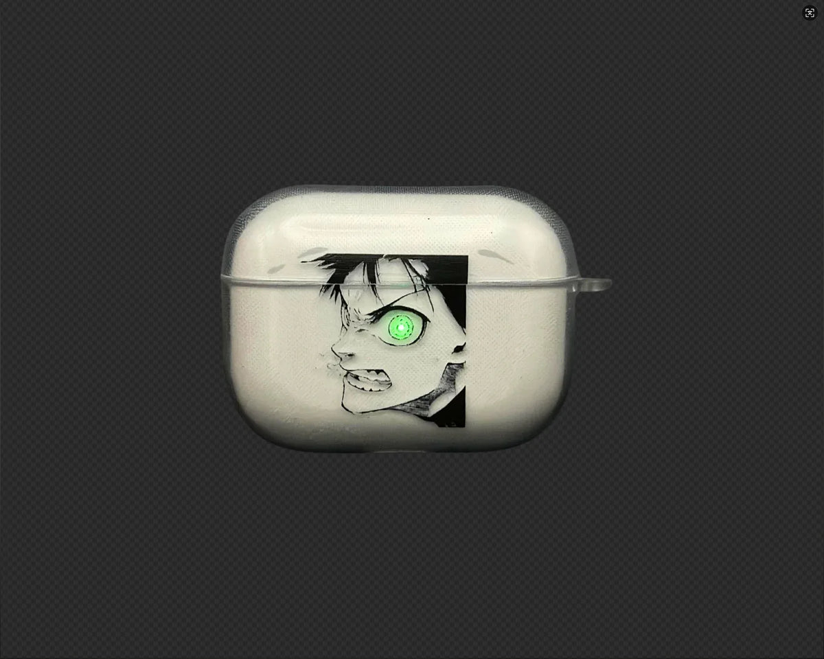 Attack on Titan Transparent Case for Airpods 4 3 2 1 Pro3 Pro2 Eren Jaeger Soft TPU Protective Cover Anime Decorations Shell