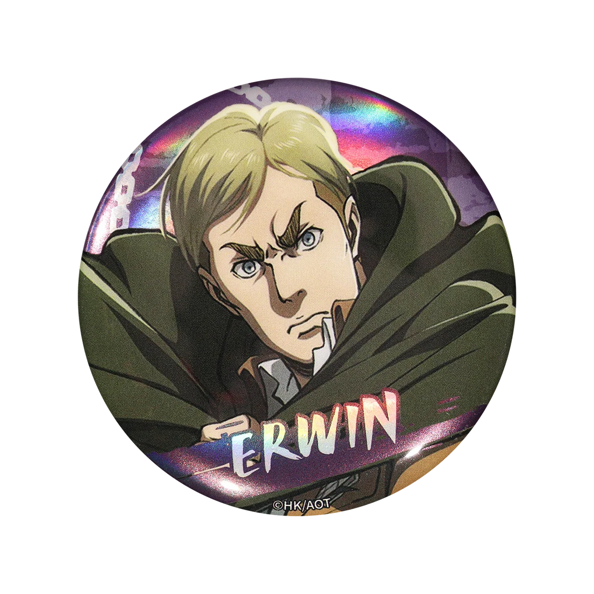 58mm Anime Attack on Titan Eren Jaeger Mikasa·Ackerman Sasha Braus Cosplay COSTUME Badge Pin SPTE Tinplate Brooch﻿ Prop Gilf