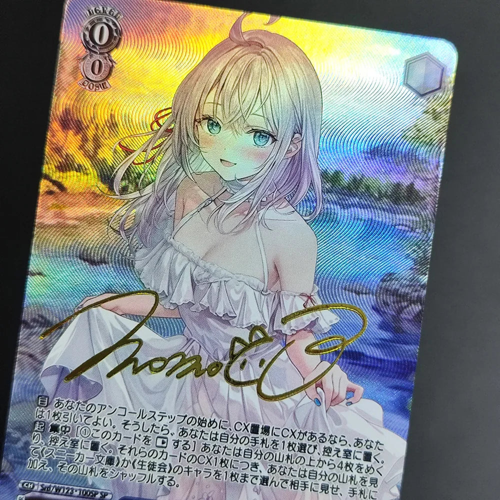Weiss Schwarz Megumin Signed Card