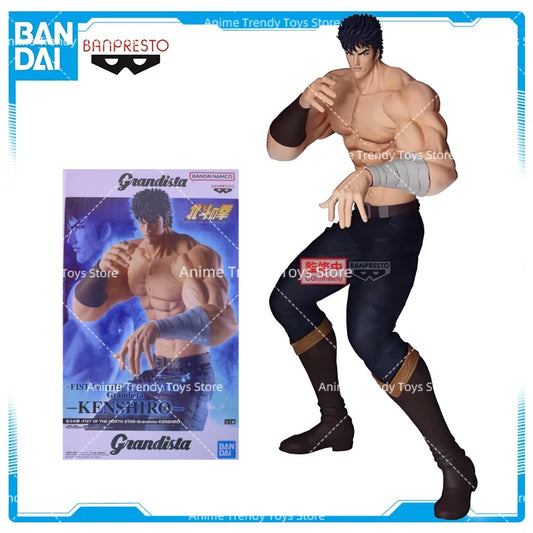 Original Banpresto Fist of The North Star Kenshiro Musou Tensei Ver. Super Anime Figure Action in Stock Model Toys WY