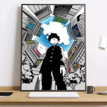 Mob Psycho 100 Reigen Canvas Poster