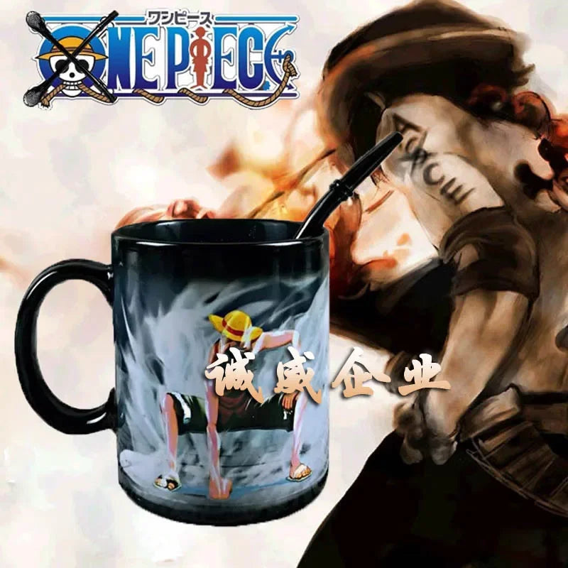 One Piece Luffy Color-Changing Mug