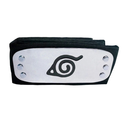 Anime Naruto Forehead Protector Baby Toys Cosplay Logo Plated Ninja Headband Akatsuki Kakashi Head Band Kids Birthday Gifts