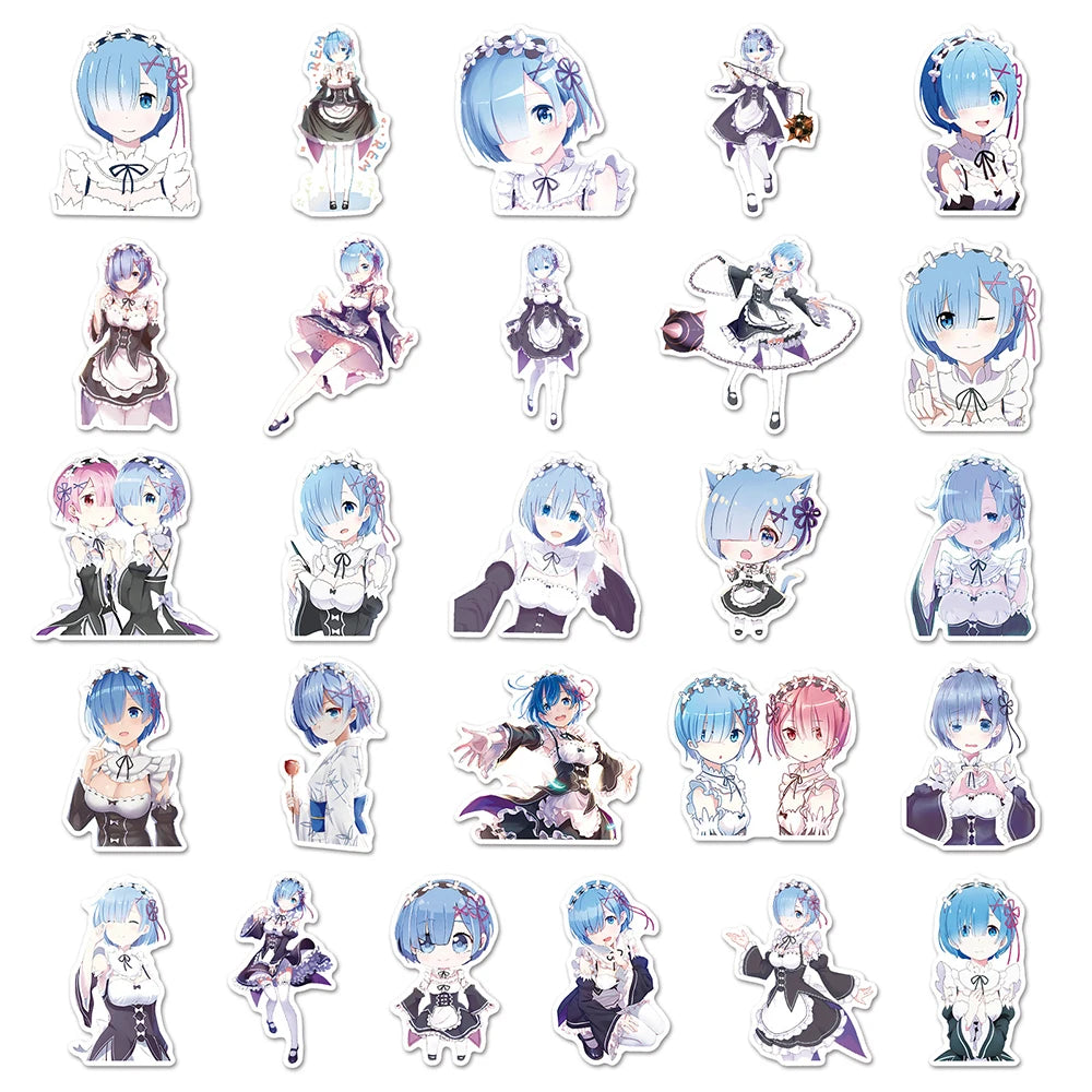 Re:Zero Rem Sticker Decals