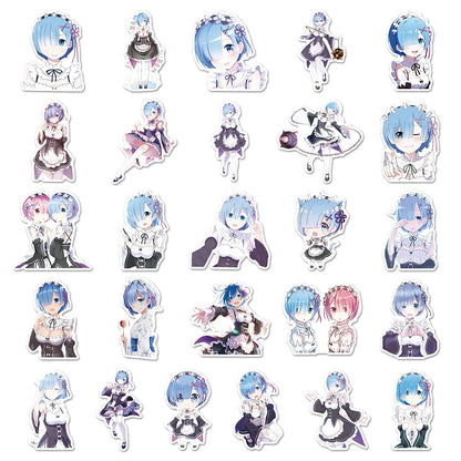 Re:Zero Rem Sticker Decals
