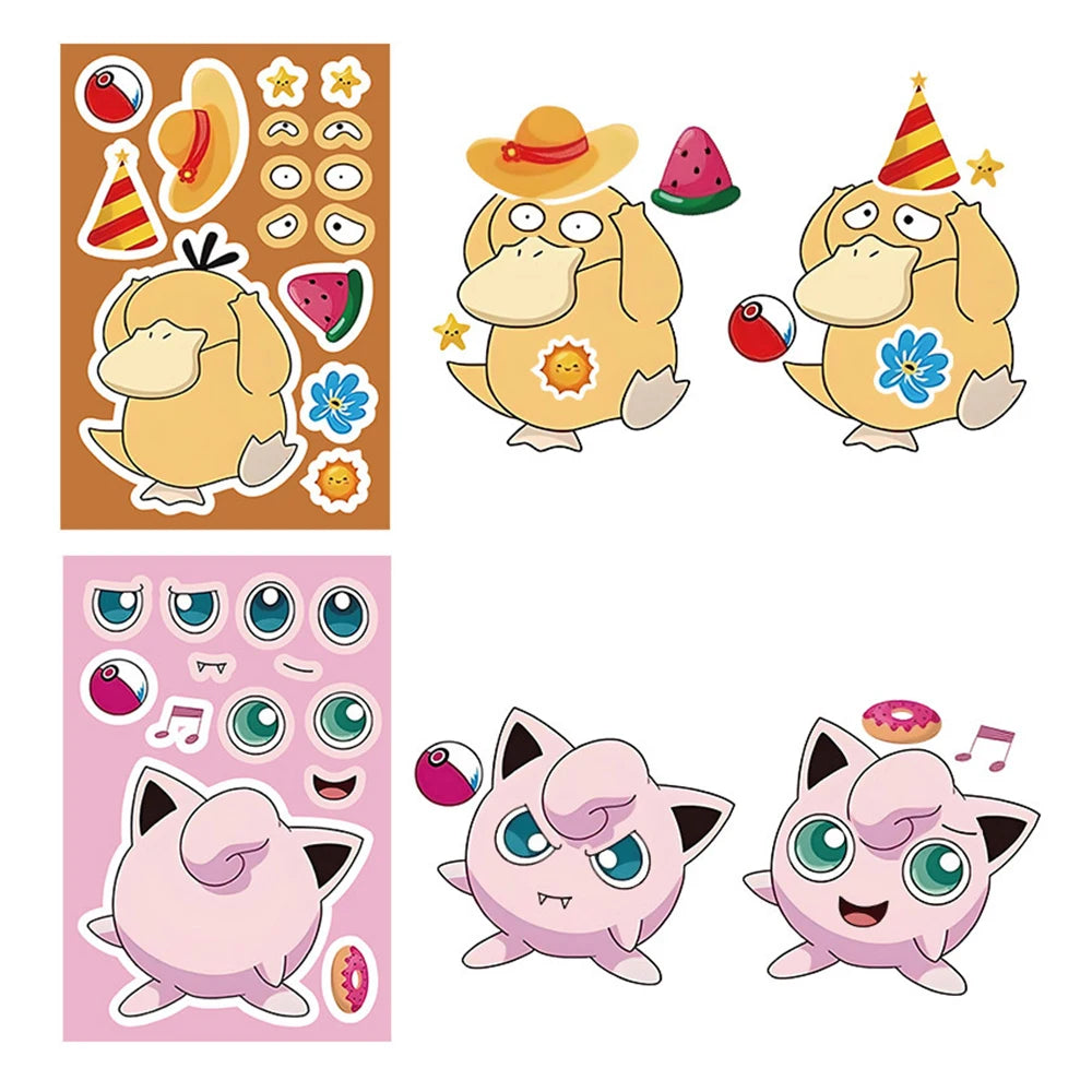 Pokemon Pikachu Puzzle Stickers