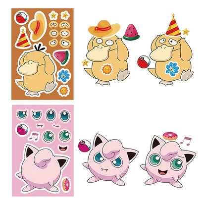 Pokemon Pikachu Puzzle Stickers