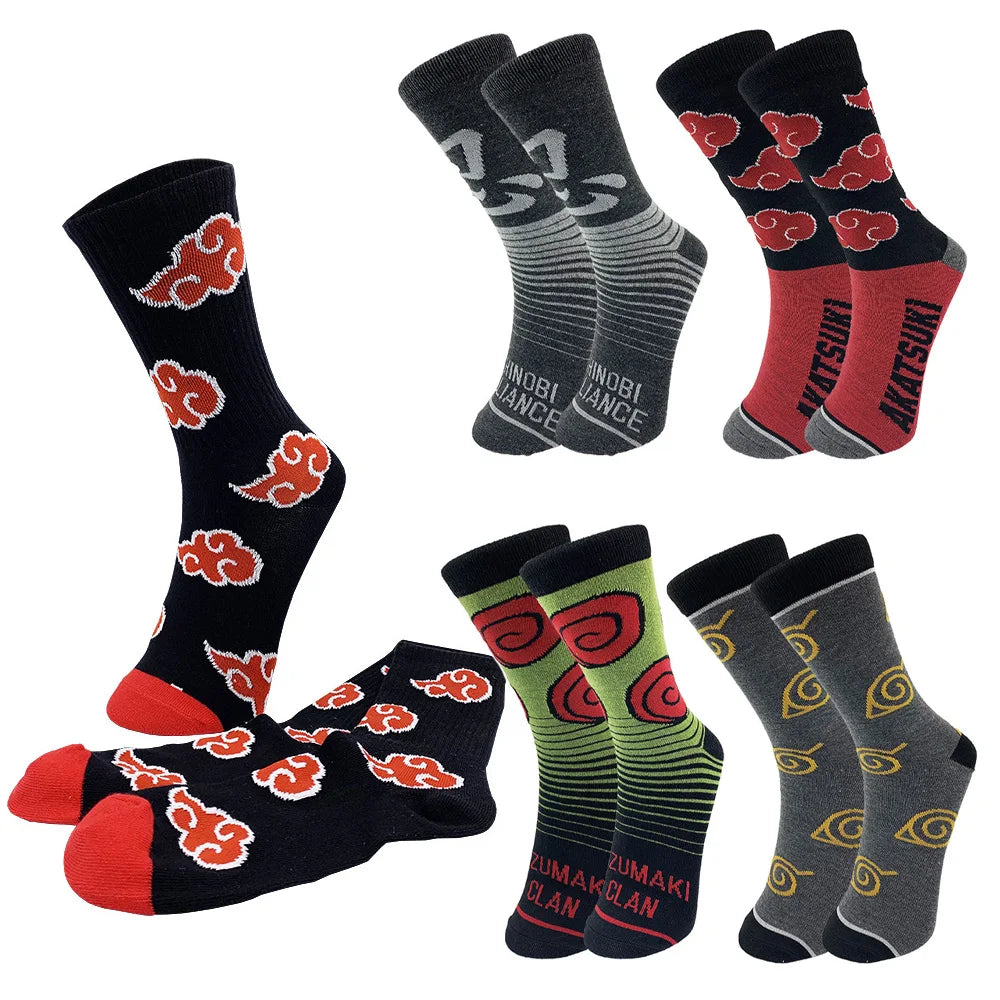 Naruto Akatsuki Long Socks