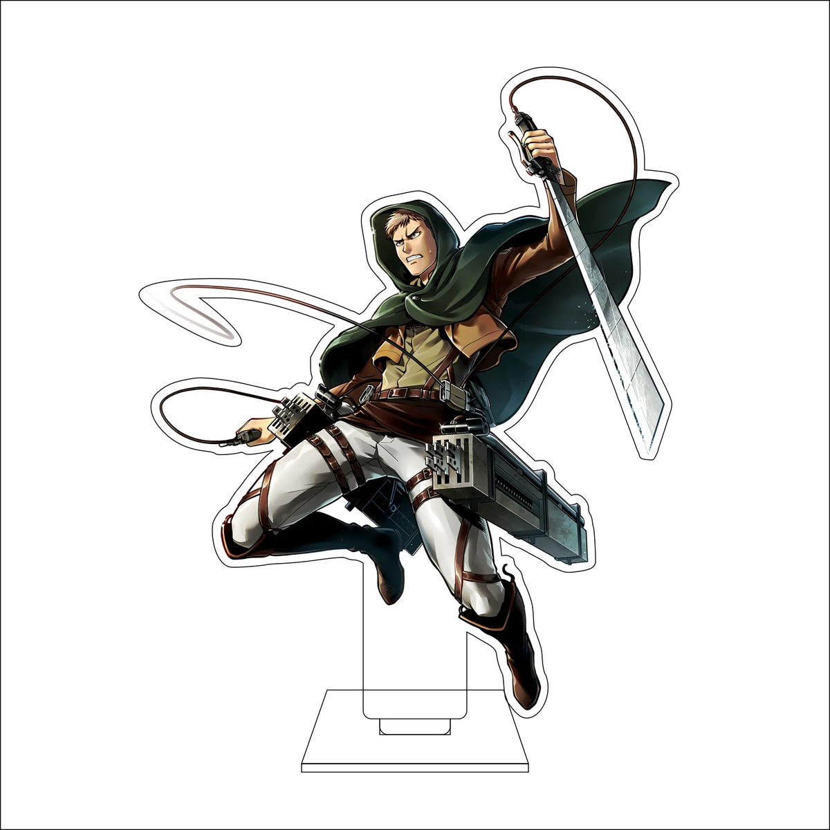 16CM Anime Attack on Titan Cosplay Acrylic Figure Stand Plate Armin Arlert Eren Jaeger Mikasa·Ackerman Ornaments Gifts