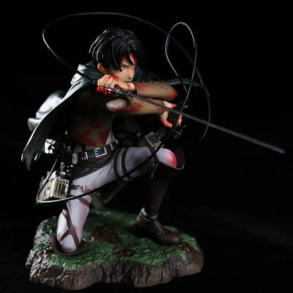 Attack on Titan Mystery Box Shingeki no Kyojin Anime Figures Set Eren Mikasa Levi Action Figure Collectible Desktop Decor Gift