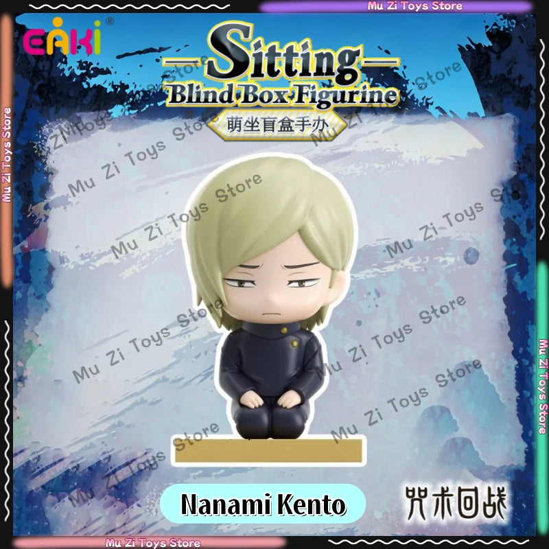 Genuine EAKI Jujutsu Kaisen Figurine Blind Box PVC Anime Action Figure Gojo Satoru Geto Suguru Fushiguro Toji Toy Gift