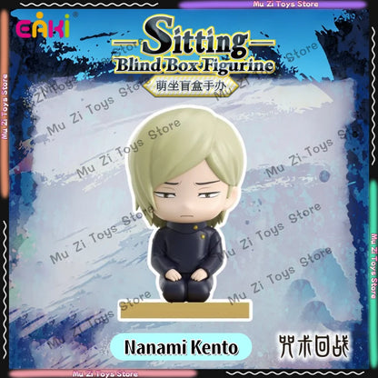 Genuine EAKI Jujutsu Kaisen Figurine Blind Box PVC Anime Action Figure Gojo Satoru Geto Suguru Fushiguro Toji Toy Gift