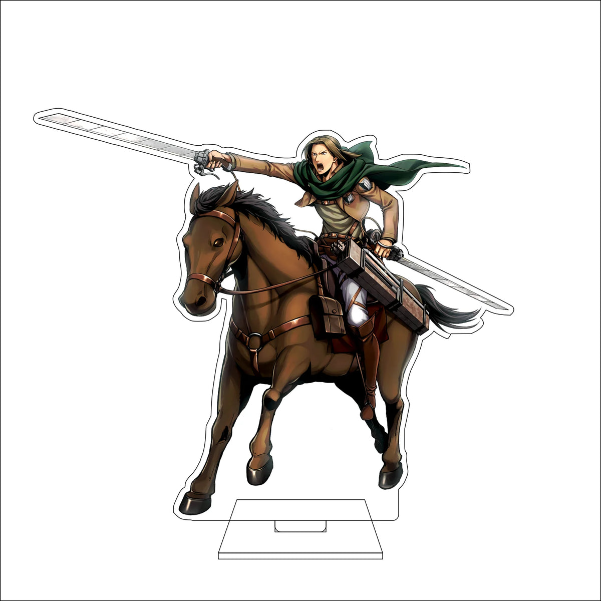 16CM Anime Attack on Titan Cosplay Acrylic Figure Stand Plate Jean Kirstein Hange Zoe Rivaille Ackerman Ornaments Gifts