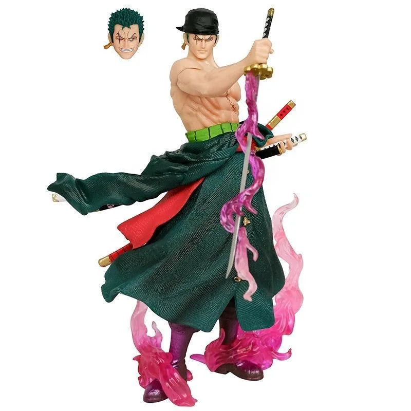 23cm/9in Anime ONE PIECE Figure Roronoa Zoro Action Figures Pvc Collection Model Toys for Gifts