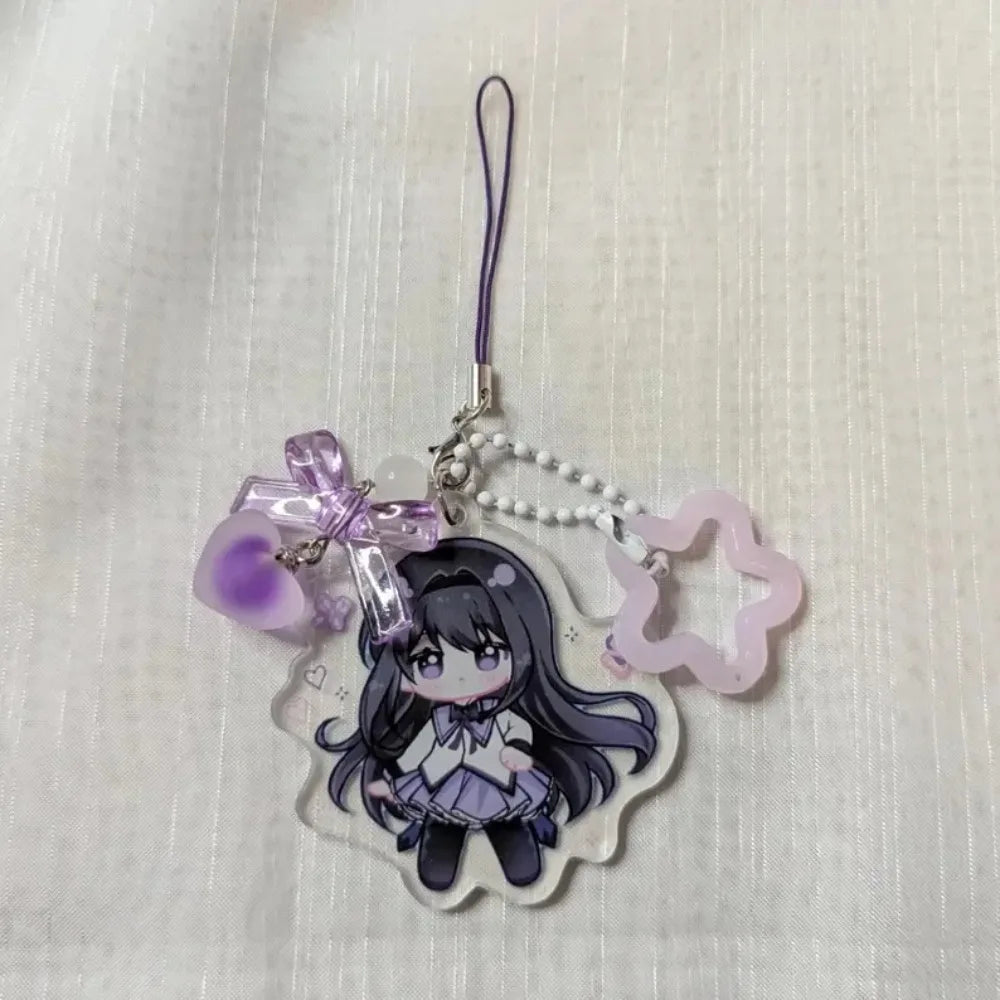 Madoka Magica Homura Madoka Acrylic Keychain