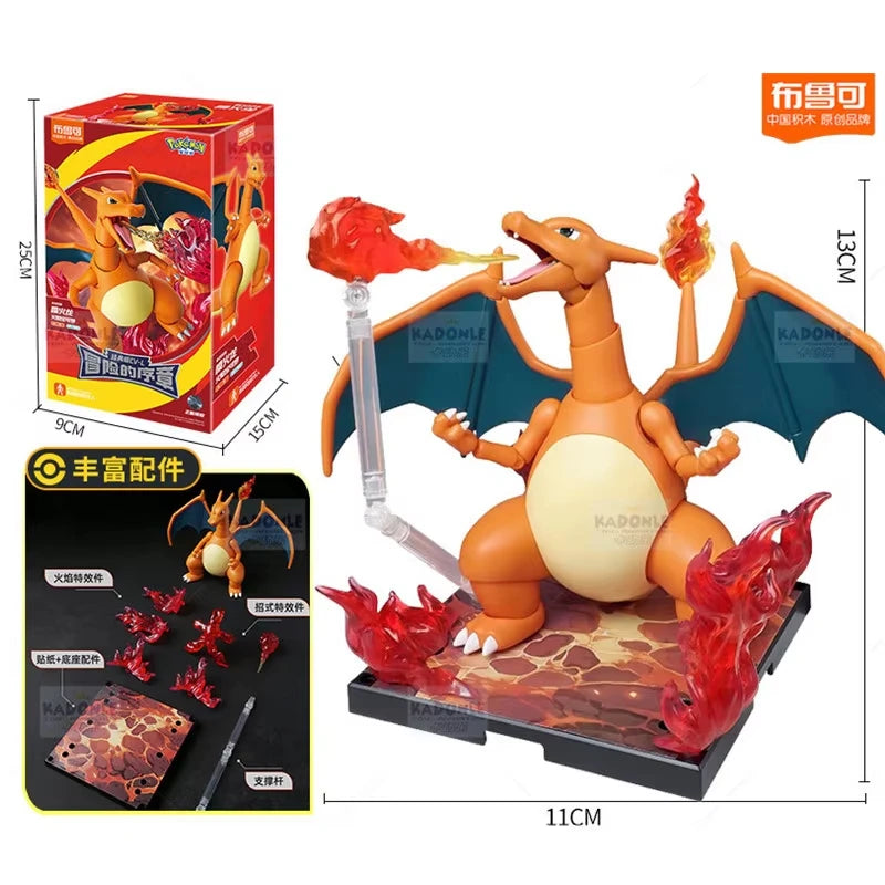 Pokemon Figure Charizard Ceruledge Greninja Meowscarada Action Figure Model Ornamental Decoration Collect Toys Christmas Gift