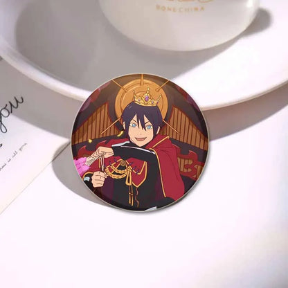 Anime Noragami Brooch Pin Cosplay Yato Yukine Cute Cartoon Badges