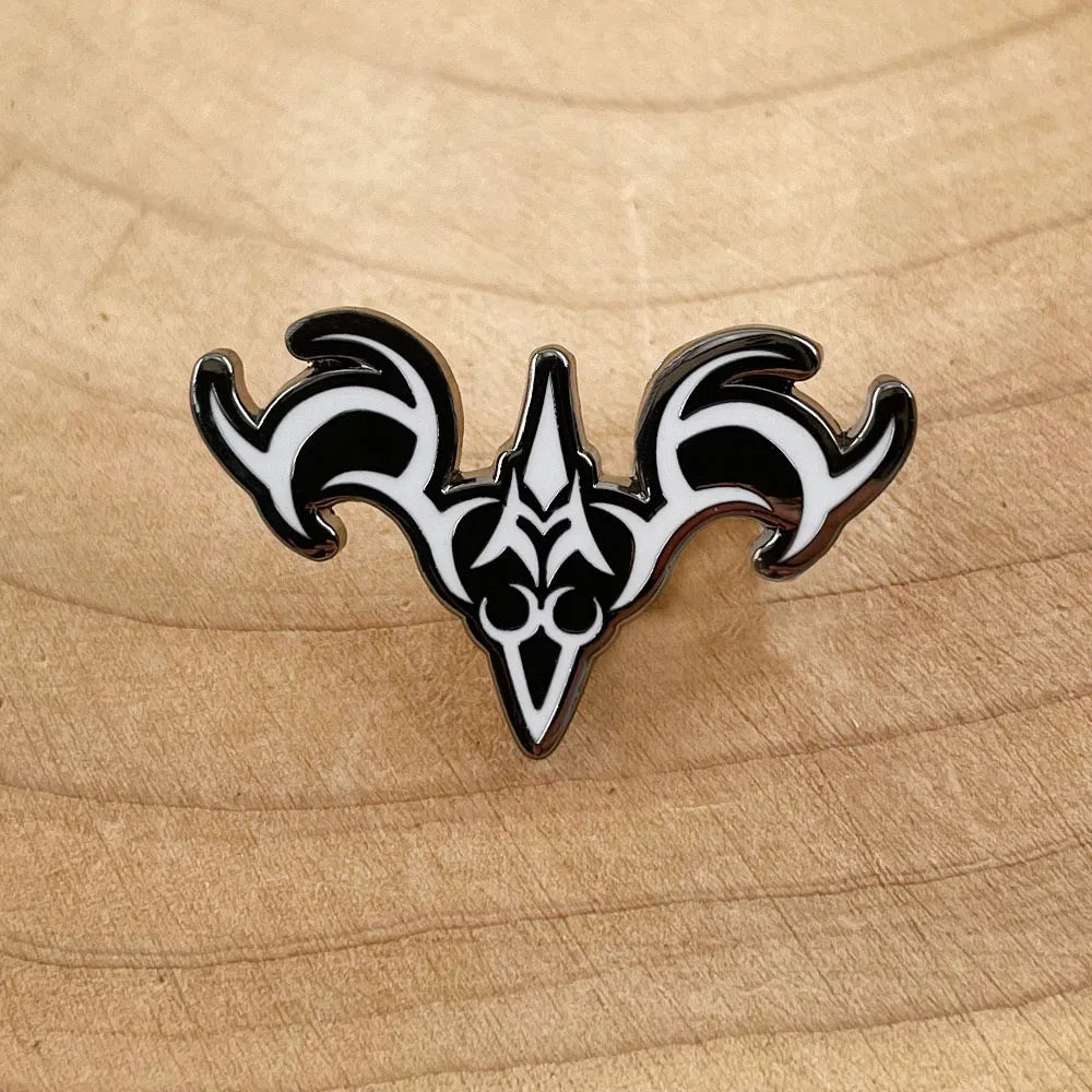 Fate Stay Night Logo Brooch Adventure Game Metal Badge Clothing Bag