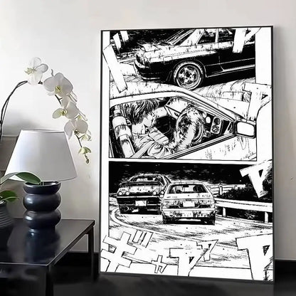 Initial D Poster Sticker