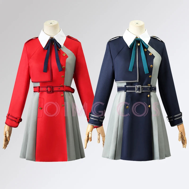 Lycoris Recoil Nishikigi Chisato Cosplay Inoue Takina Costumes