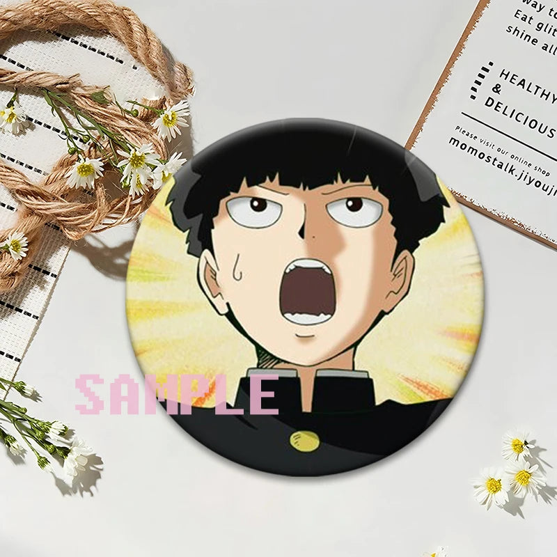 Mob Psycho 100 Shigeo Kageyama Button Pin