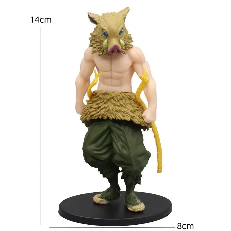 Anime Figure Demon Slayer Figures Kimetsu No Yaiba Doll Tanjiro Nezuko Zenitsu Figurine Inosuke Warrior Action Figure Model Toys