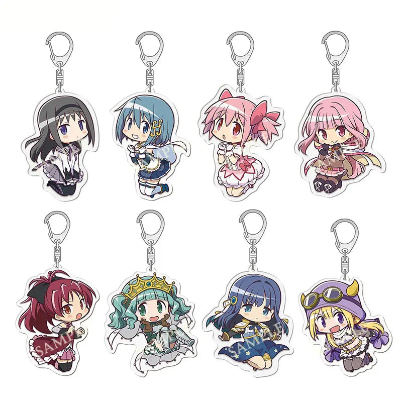 Puella Magi Madoka Magica Character Keychain