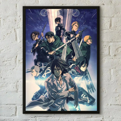 Anime Attack on Titan Poster  Poster Print Wall Art Pictures Canvas Painting Living Room Bedroom Home Decor