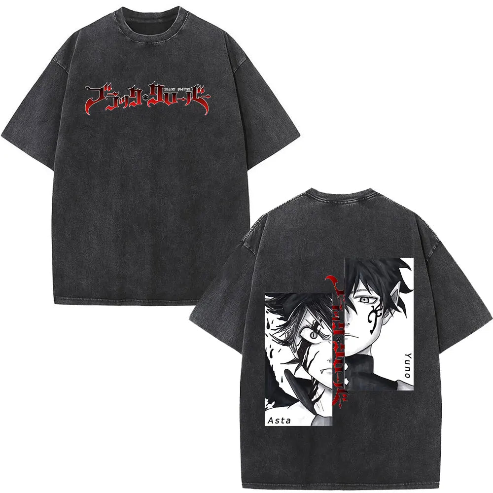 Black Clover Yami Sukehiro Washed T Shirt