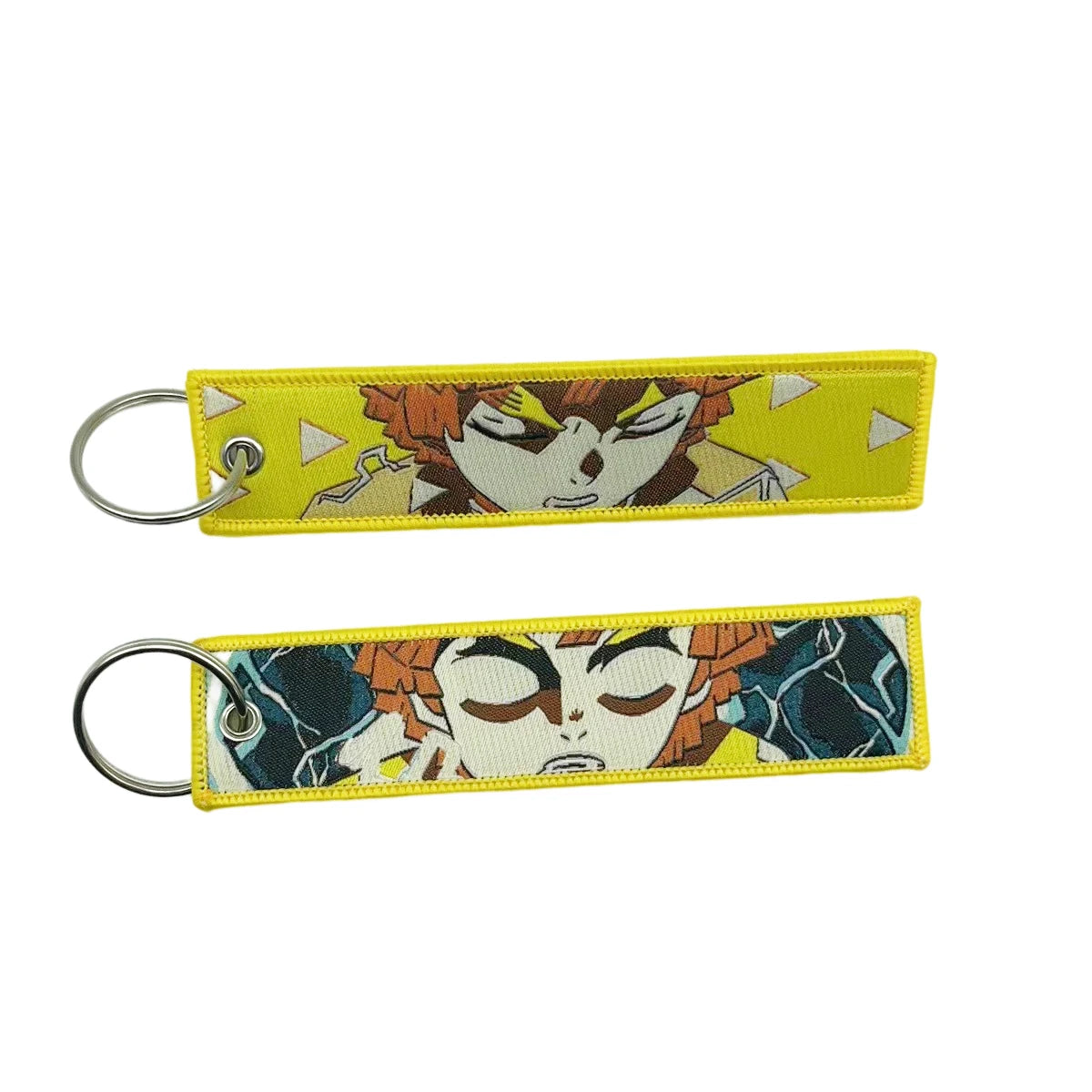 Anime Girls Embroidery Keychain