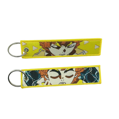 Anime Girls Embroidery Keychain