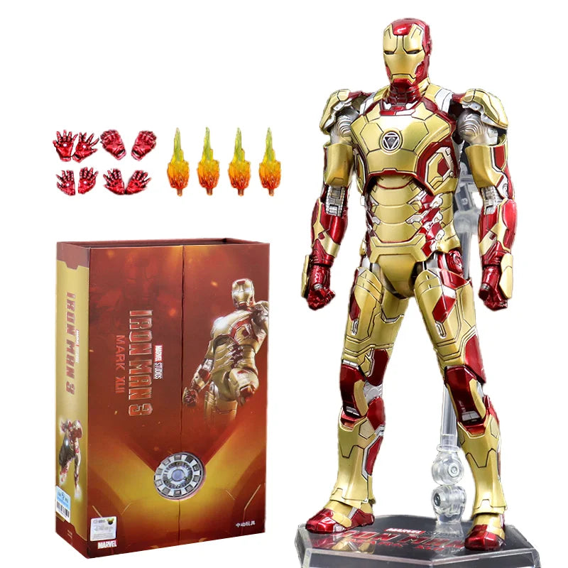 ZD Toys Marvel Studios Iron Man MK3 Action Figure MK35 MK24 MK40 MK38 Tony Stark Ironman Figure Action Collect Toy Gift