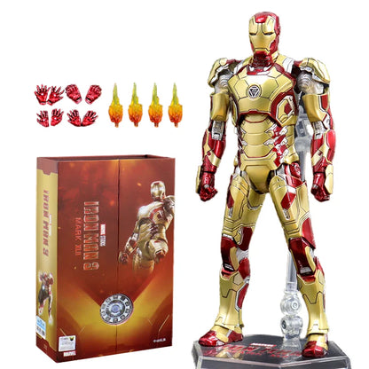 ZD Toys Marvel Studios Iron Man MK3 Action Figure MK35 MK24 MK40 MK38 Tony Stark Ironman Figure Action Collect Toy Gift