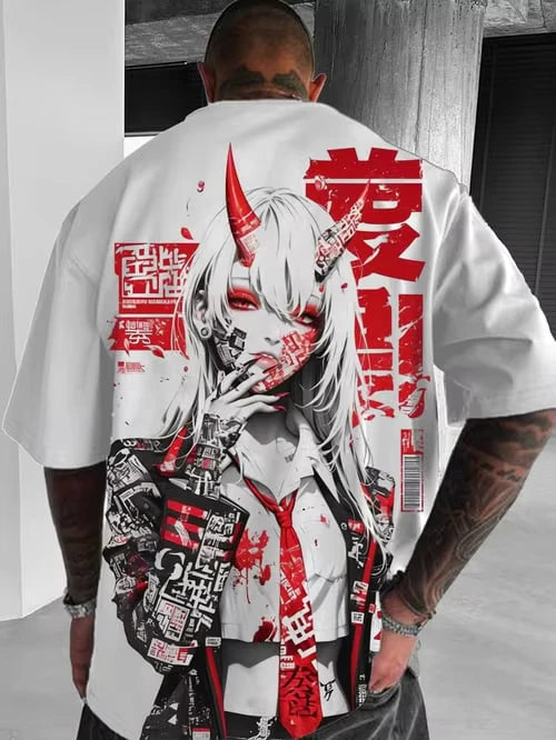 Japanese Anime Style Girl T-Shirt
