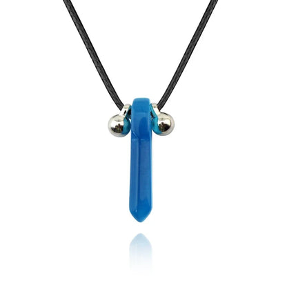 Hokage Tsunade Gemstone Nature Jade Pendant Uzumaki Charms Necklace Halskette Anime Cosplay Prop Jewelry