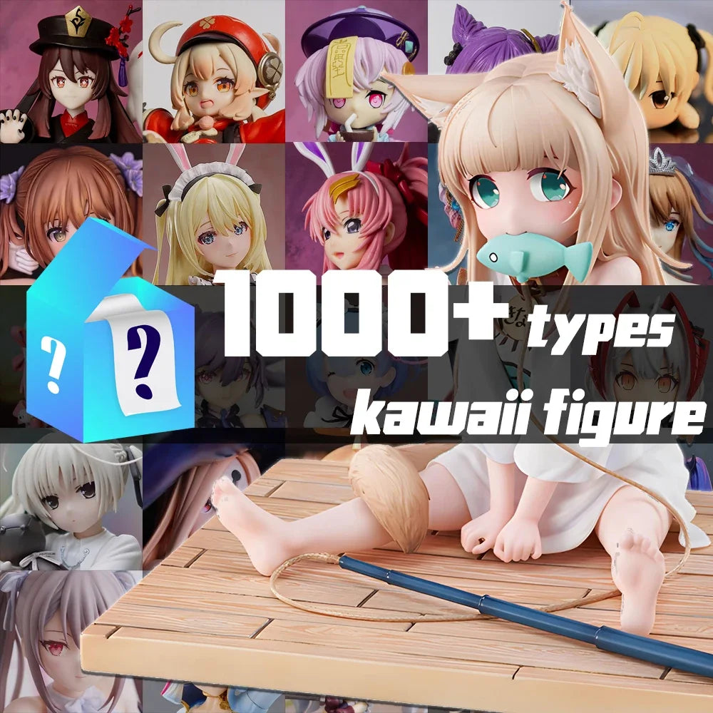 Anime Figure Mystery Box Figure Blind Box Pvc Aciton Figures Dragon Ball One Piece Demon Slayer Gift for Animer