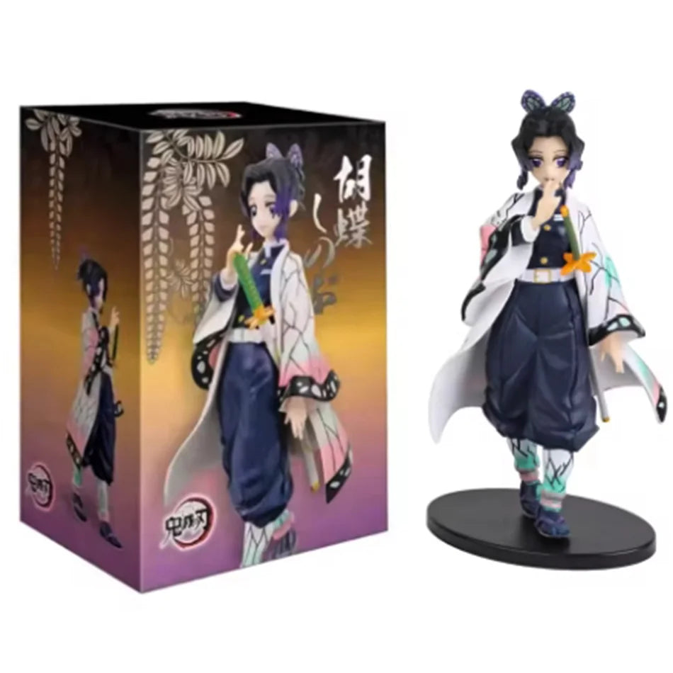 Anime Figure Demon Slayer Figures Kimetsu No Yaiba Doll Tanjiro Nezuko Zenitsu Figurine Inosuke Warrior Action Figure Model Toys