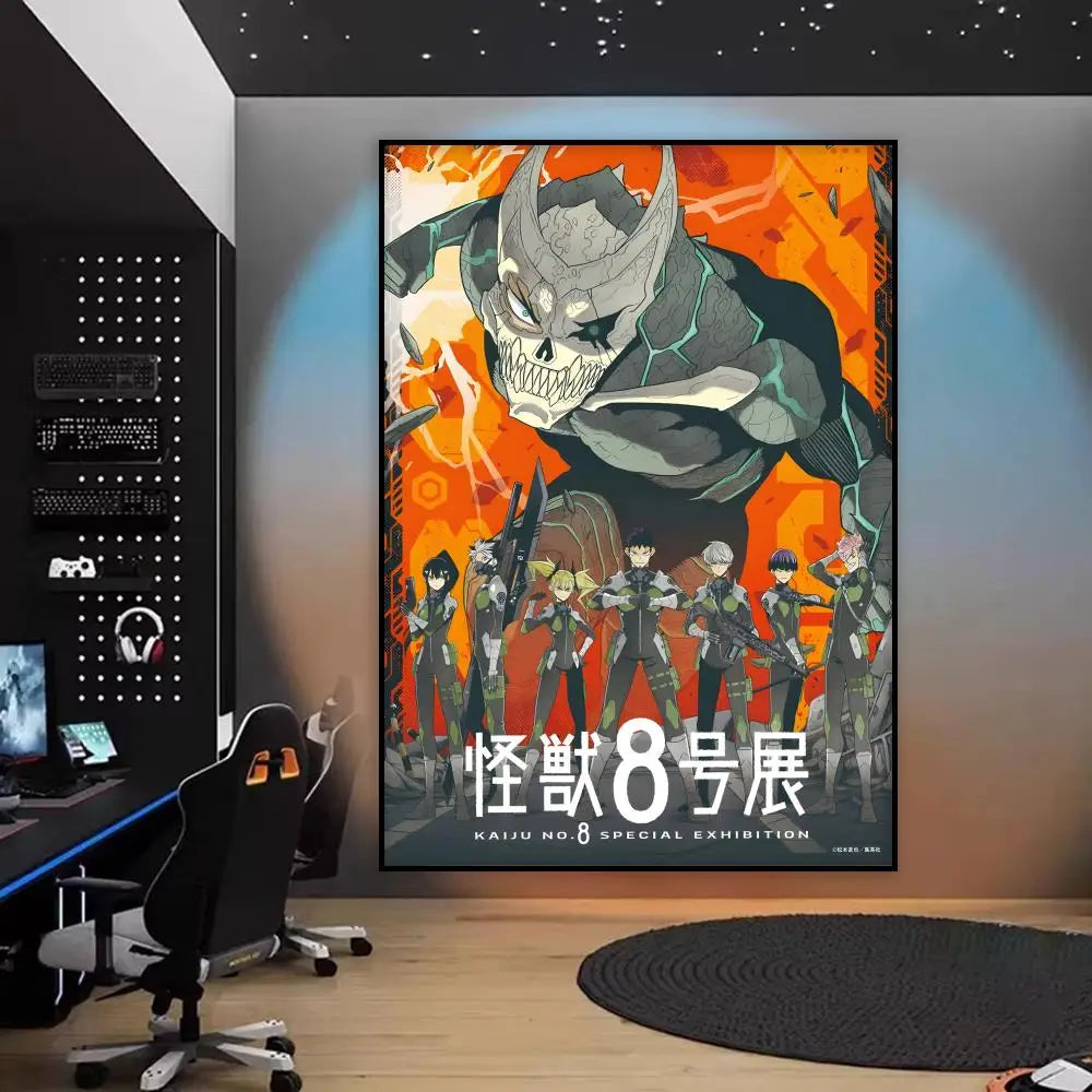 Kaiju No. 8 Kafka Canvas Poster