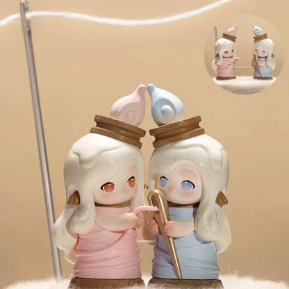 POP MART CHAKA Stitch By Stitch Series Mystery Box  Blind Box Guess Toys Bag Ornament Figurines Home Decor Doll Model Girls Gif