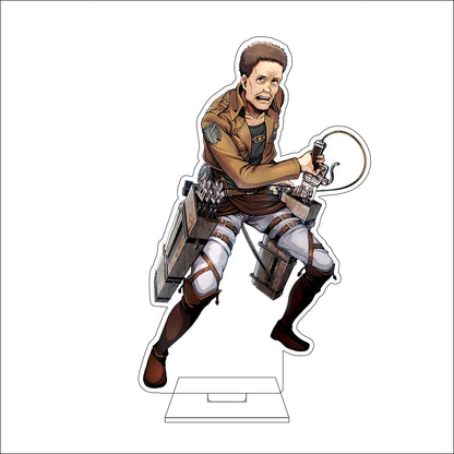 16CM Anime Attack on Titan Cosplay Acrylic Figure Stand Plate Ymir Sasha Braus Conny Springe Ornaments Gifts